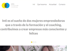 Tablet Screenshot of inticoaching.com
